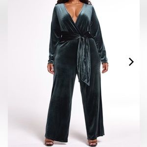 The Housewife Velvet Jumpsuit - FTF x SRV